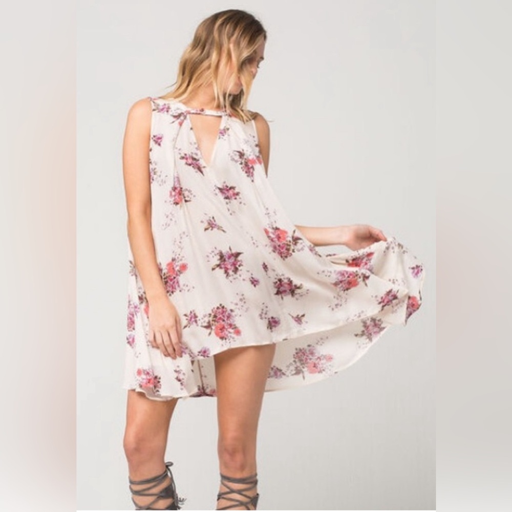 Free People Movement Tree Swing Floral Boho Tunic Dress Size XS